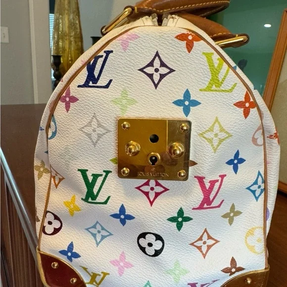 Authentic, Louis Vuitton Murakami White, Speedy - Picture 3 of 9